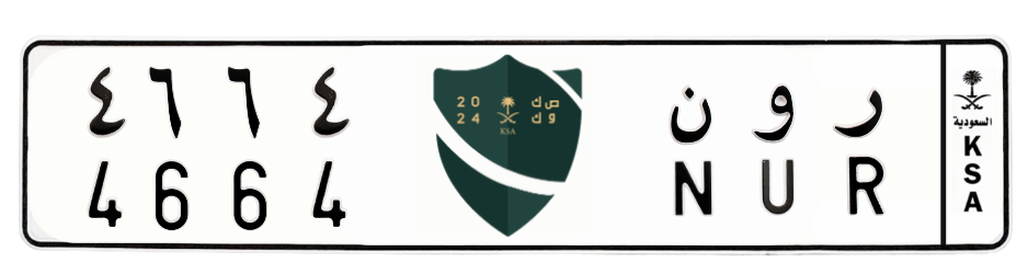 لوحة ر و ن 4664